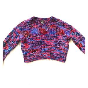 colorful Knit sweater perfect for back to school